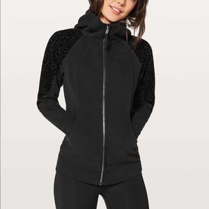 Scuba Hoodie in Floral Flock